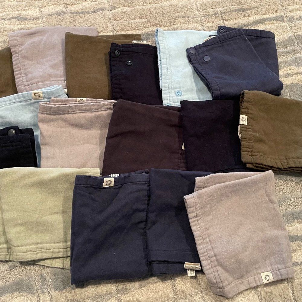 16 Kishu Baby Organic Scarf Bibs brand new